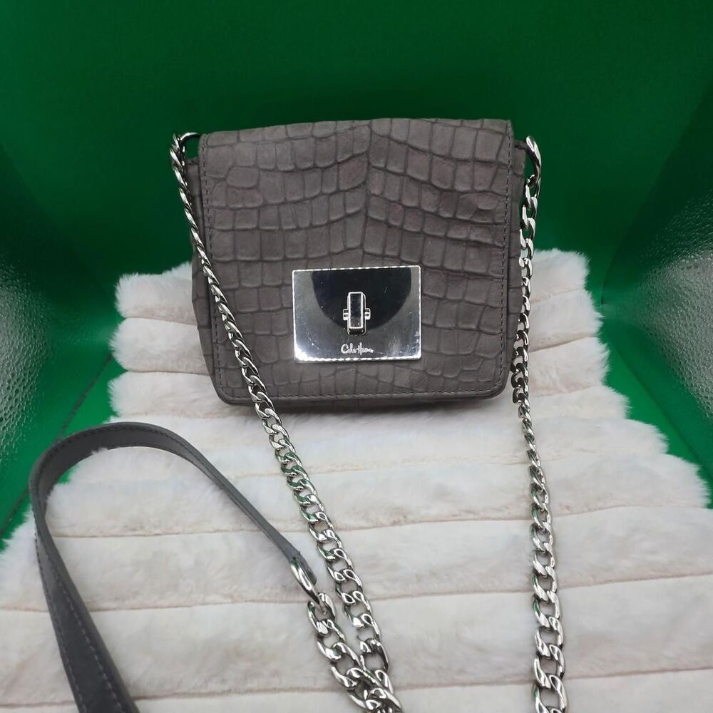 Cole-haan Women's Grey and Silver Crossbody